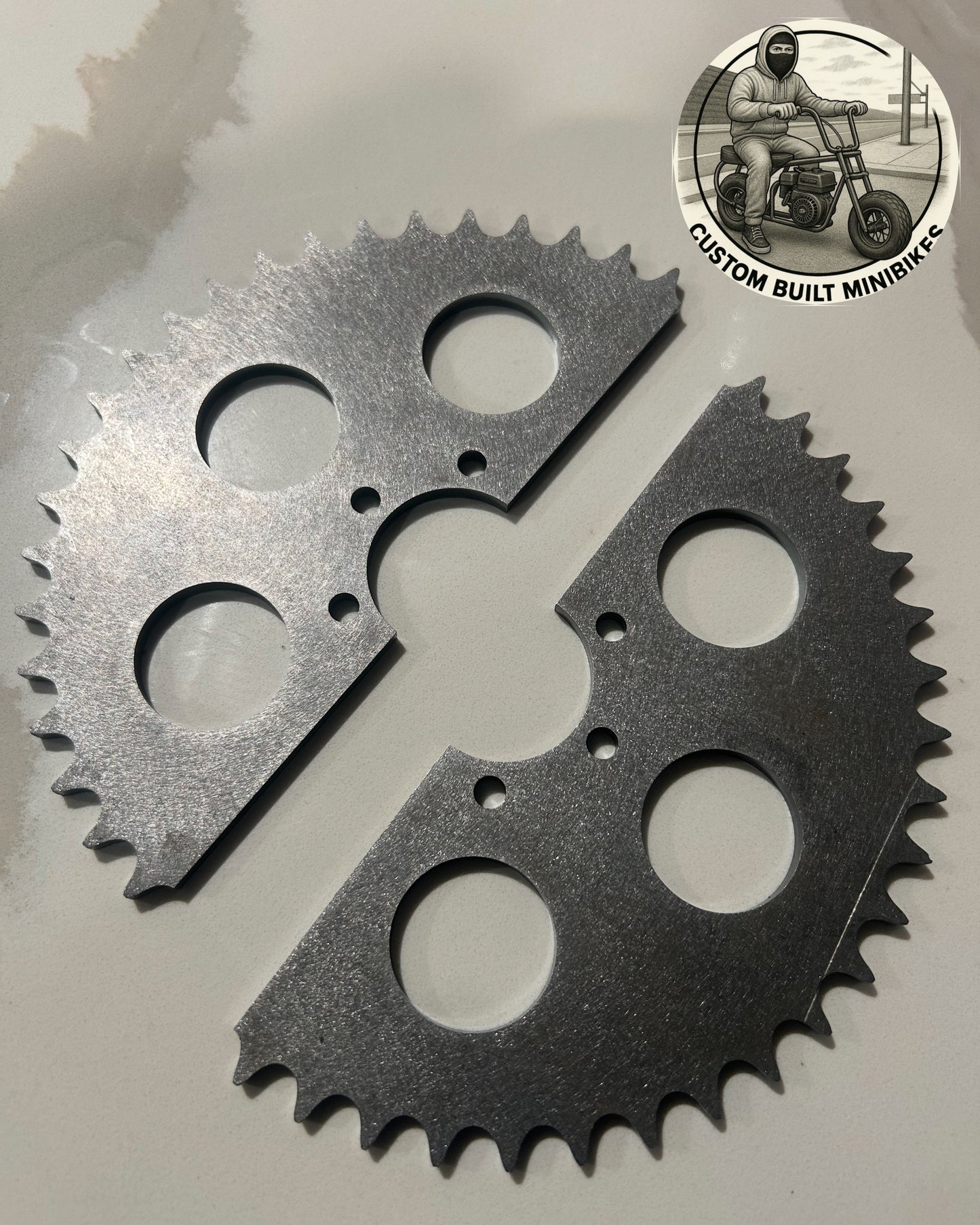 CUSTOM 6 HOLE 44T SPLIT SPROCKET FOR MM80/DB30/MOTOVOX