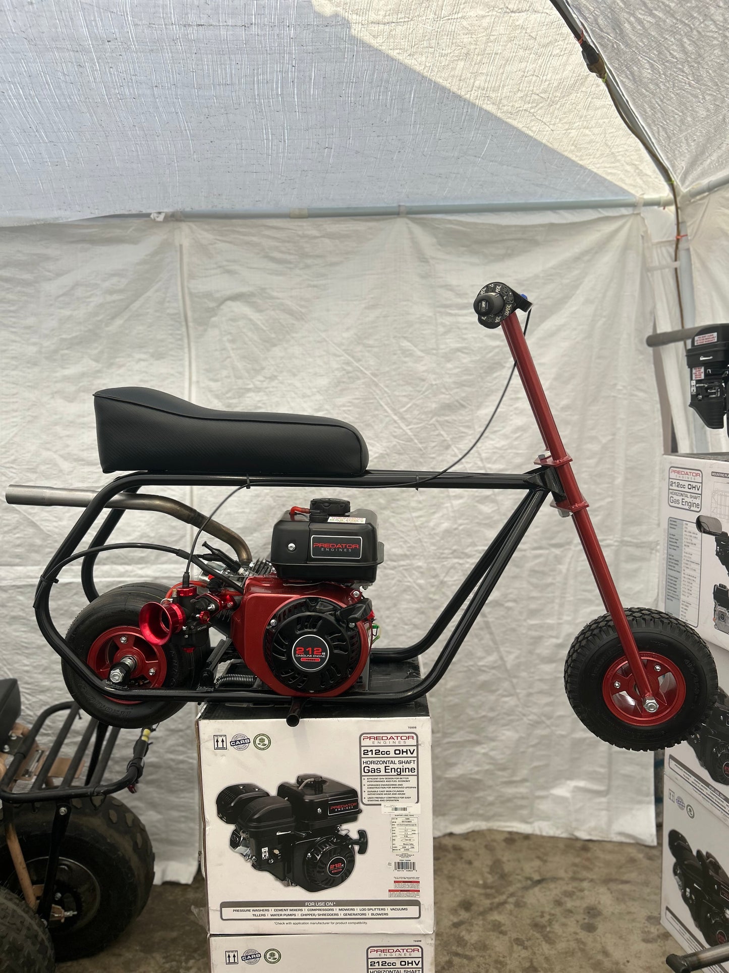 CUSTOM FAT TIRE MINIBIKE(RED&BLACK)