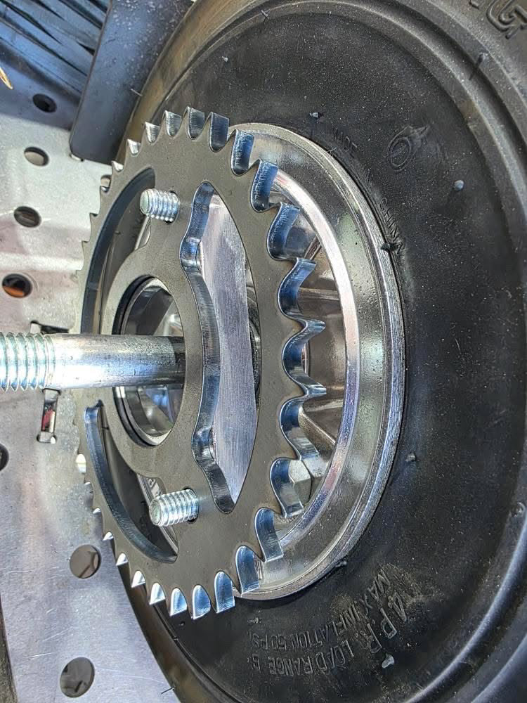 35 TOOTH TRI-STAR RIM SPROCKET(#40 #420 Chain)