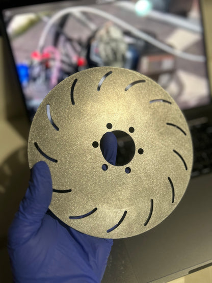 CUSTOM MONEY MAN 6 HOLE BRAKE DISC (MM80/GMB100/MOTOVOX…)
