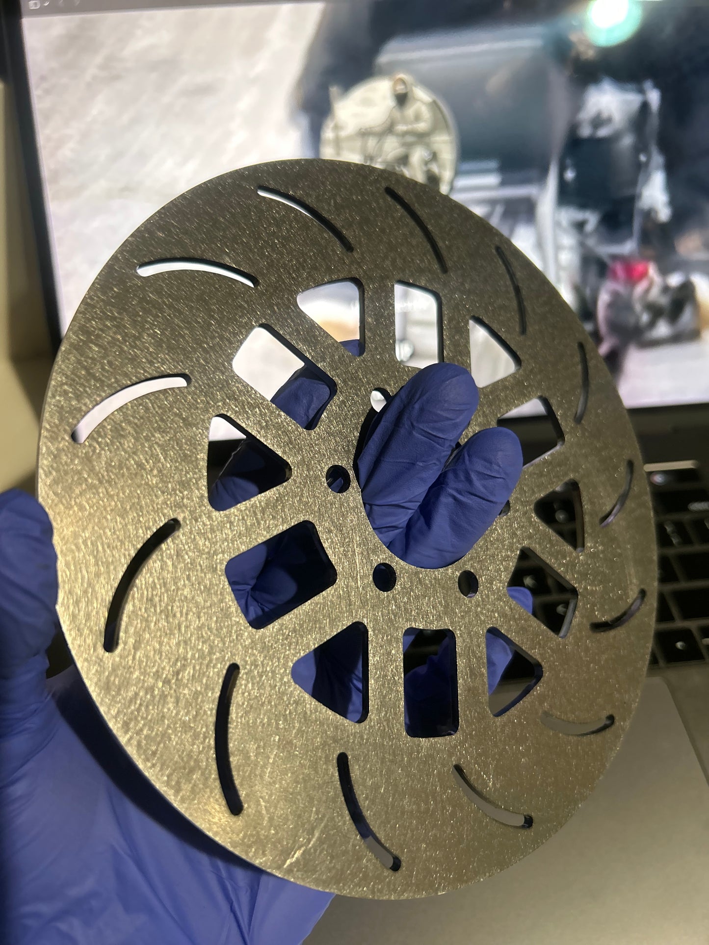 CUSTOM 6 HOLE BRAKE DISC MM80/DB30/MOTOVOX